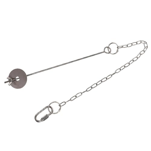 HOUDERCO Edelstahl Obstspieß Vogel Futterhalter Hängend Multifunktional für Vögel und Kleintiere Rostfrei für Obst Gemüse Snacks zur Beschäftigung und Stressabbau von HOUDERCO