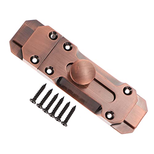 HOUDERCO Einstellbarer Schiebelatch Zinklegierung für Türen Sicherheitsschutz für Außentüren Retro Design Einfach zu Bedienen kein Schlüssel Erforderlich HOUDERCO Einstellbarer Schiebelatch Zinklegierung für Türen Sicherheitsschutz für Außentüren Retro Design Einfach zu Bedienen kein Schlüssel Erforderlich von HOUDERCO