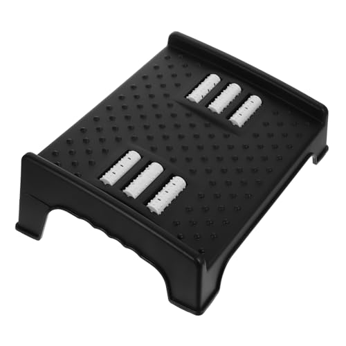 HOUDERCO Ergonomischer Rutschfester Kunststoff Fußhocker für Büro und Zuhause Kleiner Praktischer Tritthocker zur Fußablage Bequemes Design für Entspanntes Sitzen und Verbesserte Haltung von HOUDERCO