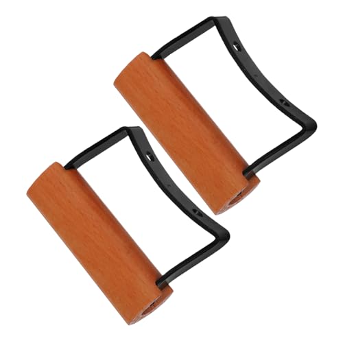 HOUDERCO Ersatzgriff für Töpfe aus Buchenholz Hitzeschutz Universeller Topfgriff mit Doppel Design Ergonomische Handhabung für Sicheres Kochtopf Griffe Langlebig Hitzebeständig von HOUDERCO