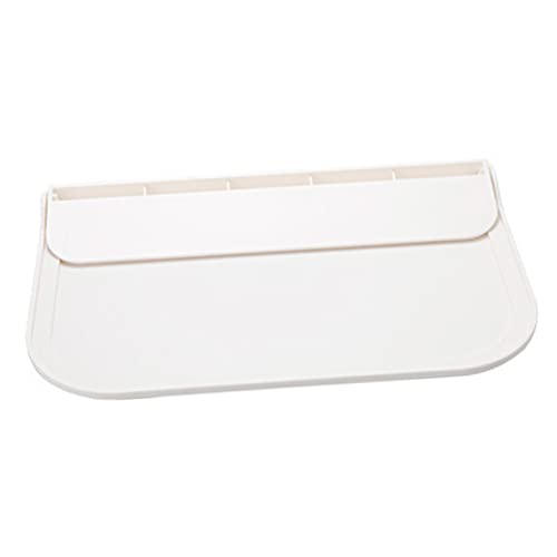 HOUDERCO Badezimmer Wandregal Faltbares Schwimmendes Regal Schwebendes Badezimmerregal für Handtücher und Kleinigkeiten Tragfähiges Badezimmerregal Wandregal ohne Bohren von HOUDERCO
