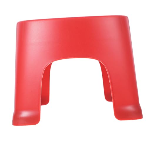 HOUDERCO Fußhocker aus Kunststoff Rutschfester Tritthocker für Badezimmer und Toilettentraining Belastbar Langlebig für Erwachsene von HOUDERCO