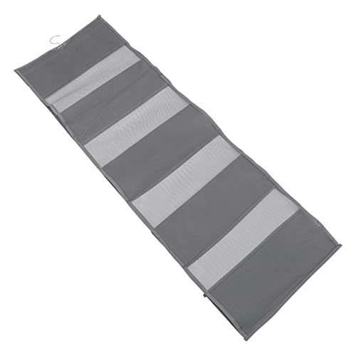 HOUDERCO Hängendes Kleiderschrankregal aus Lagige Aufbewahrungstasche für Kleidung Staubdicht und Atmungsaktiv für Schlafzimmer Kinderzimmer und Badezimmer Graue Farbe von HOUDERCO