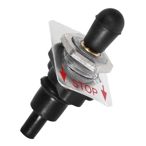 HOUDERCO Kippschalter Ersatz für Kettensäge und Rasenmäher Motor Stop Schalter Langlebig Einfache Installation Robustes Gartenmaschinen Ersatzteil von HOUDERCO