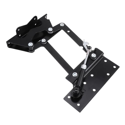 HOUDERCO Klappbarer Couchtisch mit Hebemechanismus Multifunktionales Möbelhebegestell für Wohnzimmer Hydraulischer Lift Top Tisch mit Hoher Stabilität und Einfachem Zugriff Stauraum von HOUDERCO