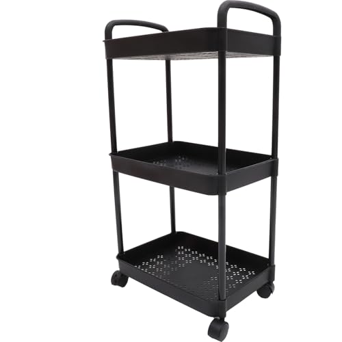HOUDERCO Rollwagen Küchenregal 3-Lagig aus Abs Mehrzweck Organizer für Bad und Küche Fahrbare mit Rollen HOUDERCO Rollwagen Küchenregal 3-Lagig aus Abs Mehrzweck Organizer für Bad und Küche Fahrbare mit Rollen von HOUDERCO