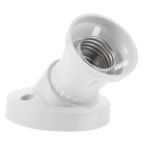 HOUDERCO Lampenfassung Bakelit Schräger Lampensockel Deckenleuchten Fassung Kompatibel mit Glühbirnen Sichere Installation Langlebig Vielseitig für DIY Beleuchtung von HOUDERCO
