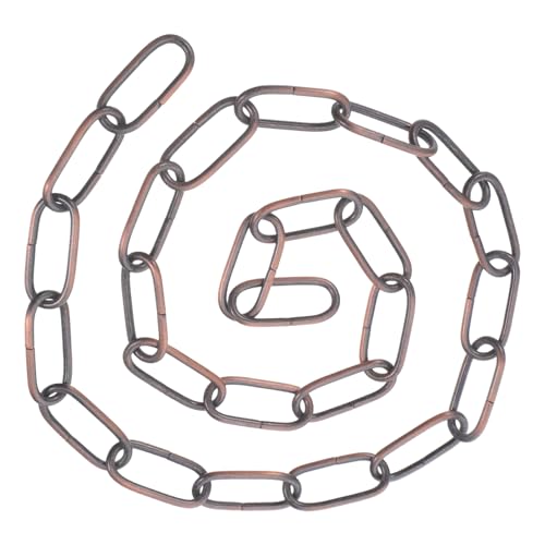 HOUDERCO Metall Pendelleuchte Kettenverlängerung Robuste Eisenkette für Vintage Kronleuchter Hängelampe Blumenampel Vogelkäfig Wohnzimmer Schlafzimmer Küche HOUDERCO Metall Pendelleuchte Kettenverlängerung Robuste Eisenkette für Vintage Kronleuchter Hängelampe Blumenampel Vogelkäfig Wohnzimmer Schlafzimmer Küche von HOUDERCO