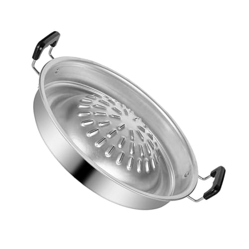 HOUDERCO Multifunktionale Grillpfanne Bbq Pfanne Outdoor Grillplatte Hitzebeständig Robust für Picknick Familie Restaurant Grillfeier von HOUDERCO