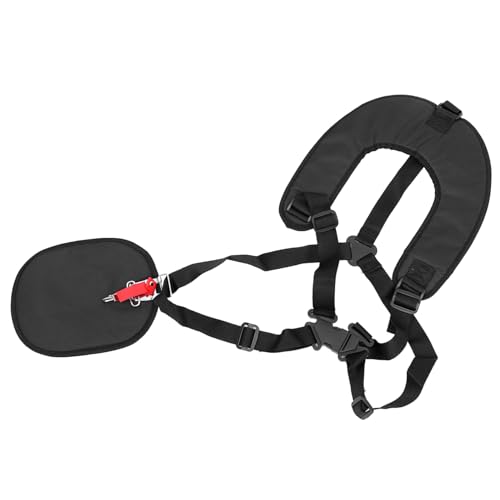 HOUDERCO Praktischer Verstellbarer Schultergurt für Rasentrimmer mit U förmigem Gepolstertem Design Langlebiges Material Gleichmäßige Lastverteilung für Komfortables Mähen Geeignet für von HOUDERCO