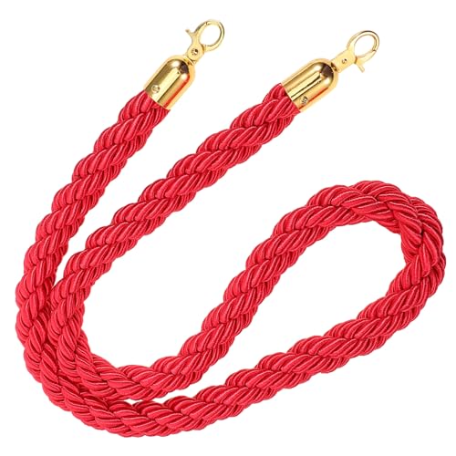 HOUDERCO Queue Barrier Rope mit Metallkarabinern Langlebige Abriebfeste Absperrseil für Gästeempfang Veranstaltungsabsicherung Hotels Airports Einfache Montage Vielseitig Einsetzbar HOUDERCO Queue Barrier Rope mit Metallkarabinern Langlebige Abriebfeste Absperrseil für Gästeempfang Veranstaltungsabsicherung Hotels Airports Einfache Montage Vielseitig Einsetzbar von HOUDERCO