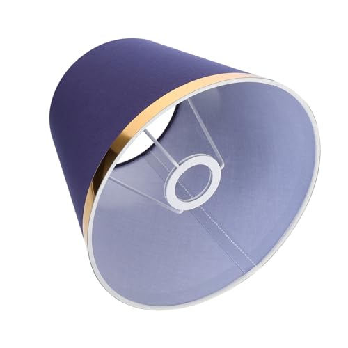 HOUDERCO Stoff Lampenschirme Dekorative Lampenabdeckung für Tischlampe Wandlampe und Stehlampe Dunkelblau Lochdurchmesser für Wohnzimmer Schlafzimmer und Kinderzimmer HOUDERCO Stoff Lampenschirme Dekorative Lampenabdeckung für Tischlampe Wandlampe und Stehlampe Dunkelblau Lochdurchmesser für Wohnzimmer Schlafzimmer und Kinderzimmer von HOUDERCO