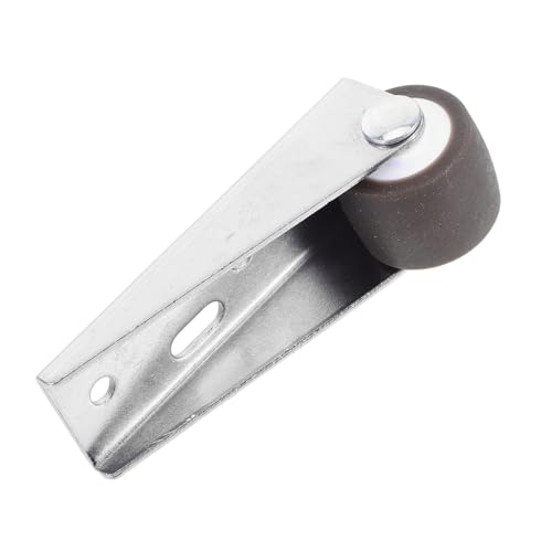 HOUDERCO Tür Sinkender Laufrad mit Tpe Gummi Verschleißfest Geräuscharm Seitenmontage Starres Profil Präzise Führung Flexible Installation für Holz Möbel Schiebetür Schrank Regal von HOUDERCO
