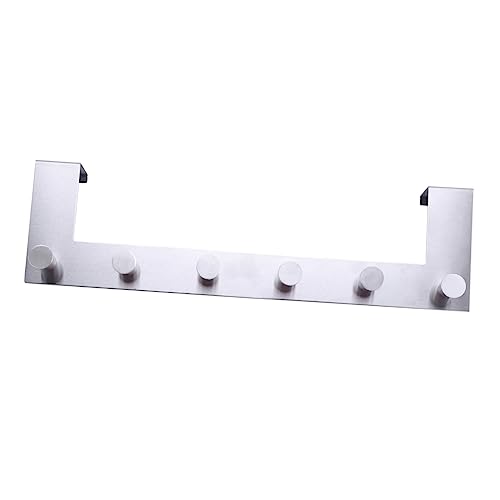 HOUDERCO Türhakenleiste mit Haken Abnehmbarer Haken für Handtücher Kleidung und Hüte für Türrahmen Beschädigungsfreie Installation HOUDERCO Türhakenleiste mit Haken Abnehmbarer Haken für Handtücher Kleidung und Hüte für Türrahmen Beschädigungsfreie Installation von HOUDERCO