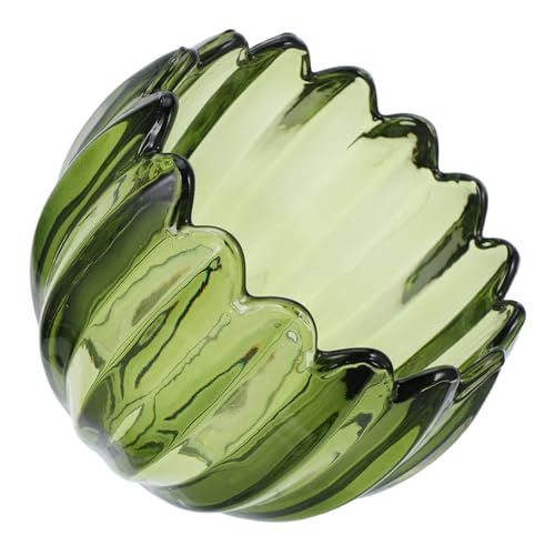 HOUDERCO Vintage Glas Lampenschirm Grün Kürbisform Dekorativer Pendelleuchte Abdeckung Künstlerischer Lampenschirm für Wohnzimmer Schlafzimmer Badezimmer Flur Handgefertigte Glaslampe HOUDERCO Vintage Glas Lampenschirm Grün Kürbisform Dekorativer Pendelleuchte Abdeckung Künstlerischer Lampenschirm für Wohnzimmer Schlafzimmer Badezimmer Flur Handgefertigte Glaslampe von HOUDERCO