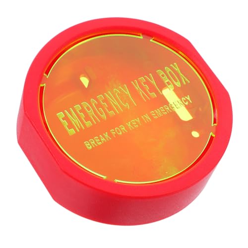 HOUDERCO Wandmontierter Notschlüsselkasten aus Robustem Kunststoff Kompakte Tragbare Türschlüsselbox für Feuerwehrzugang Multifunktionale Sicherheitsbox für Wohnung Raumkarten und von HOUDERCO