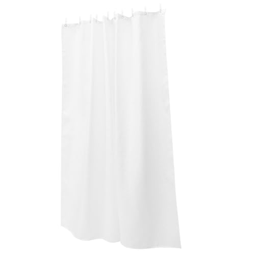 HOUDERCO Wasserfester Struktur Duschvorhang Doppelseitig Schimmelresistent Extra Waschbar mit C Haken für Badezimmer Hotel und Badewanne Leichter Sichtschutz und Langlebig von HOUDERCO