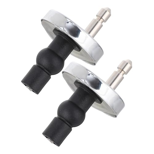 HOUDERCO Zinklegierung Wc Sitz Scharnier Passend Schnelle Montage Robuste Toilettensitz Befestigung Ersatzteile Langlebig Sicher Für Standard Toilettendeckel von HOUDERCO