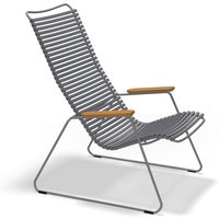HOUE - CLICK Outdoor Lounge Chair, dunkelgrau von HOUE