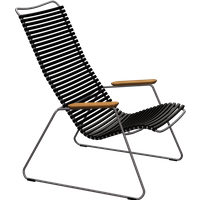 HOUE CLICK Relaxsessel Lounge chair Bambusarmlehnen Stahlgestell von HOUE