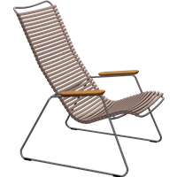 HOUE CLICK Relaxsessel Lounge Chair Bambusarmlehnen Stahlgestell von HOUE