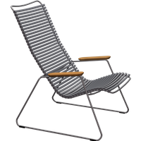 HOUE CLICK Relaxsessel Lounge chair Bambusarmlehnen Stahlgestell von HOUE