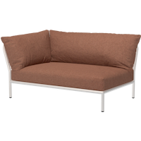 HOUE LEVEL 2 Sofaecke Kissen links Aluminiumgestell von HOUE