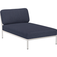 HOUE LEVEL Chaiselongue Aluminiumgestell von HOUE