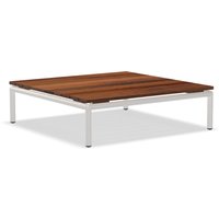 HOUE - LEVEL-LEVEL 2 Couchtisch, 81 x 81 cm, muted white von HOUE