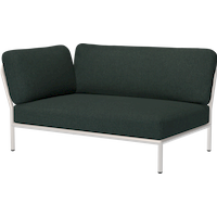 HOUE LEVEL Sofaecke Kissen links Aluminiumgestell von HOUE