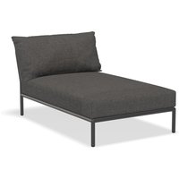 HOUE - Level 2 Chaise Longue, dark grey / dark grey basic von HOUE