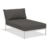 HOUE - Level 2 Chaise Longue, muted white / dark grey basic von HOUE