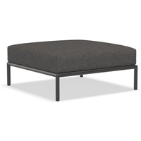 HOUE - Level 2 Ottoman, dark grey / dark grey basic von HOUE