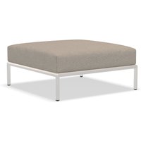 HOUE - Level 2 Ottoman, muted white / ash von HOUE
