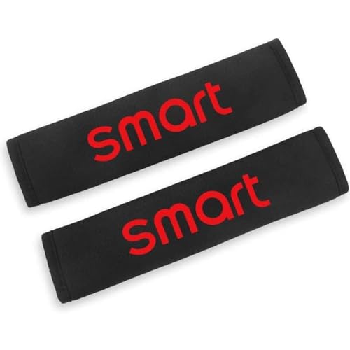HOUKIG 2 Stück Sicherheitsgurtbezug für Smart Fortwo Forfour 453 451 452 450 454,Auto Sicherheitsgurtbezüge Auto Innenzubehör Schutzbezug Langlebiger von HOUKIG