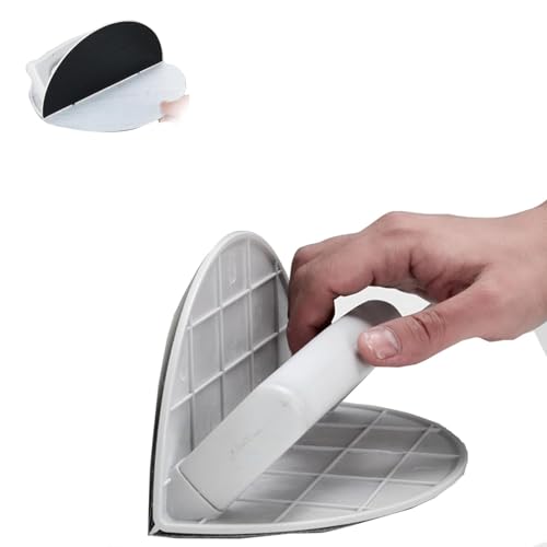 Multifunktionales halbkreisförmiges Winkelschleifen-Sandpapierwerkzeug, selbstklebender Handheld-Mikro-Detail-Schleifer-Kit mit 10 Stcs-Sandpaper, 90 ° rechtwinkliges Design (A*1) von HOUKUNKA