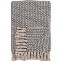 Cort Plaid 130x160cm grau. von HOUSE NORDIC