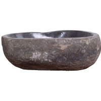 House Nordic - Donau Riverstone Waschbecken Natur. von HOUSE NORDIC