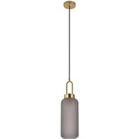 Ebuy24 - Luton Lampe Pendelleuchte Ø13cm rauchfarbenen Glas. von EBUY24