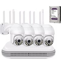 Housecurity - drahtloses ptz ip videoüberwachungsset 4 kameras 5 mpx wifi remote 2 tb von HOUSECURITY