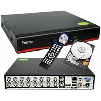 Dvr 16 Kanäle Ahd Cvi Tvi Cvbs Ip Hybrid P2p Cloud Festplatte 1 Tb Videoüberwachung von HOUSECURITY