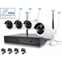 Housecurity - drahtlose full hd ip 4 kameras 2 mpx wifi fernüberwachung kit von HOUSECURITY