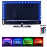 Housecurity - klebstoff led streifen licht rgb hintergrundbeleuchtung tv usb 3 m flexibel TE-B0310 von HOUSECURITY