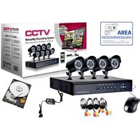 Housecurity - videoüberwachungsset 4 HD160 infrarotkamera + dvr + netzteil + kabel von HOUSECURITY