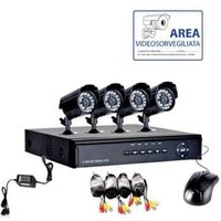 Housecurity - videoüberwachungskit 4 infrarotkamera + dvr + netzteil + kabel von HOUSECURITY
