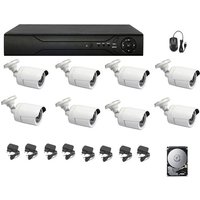 Housecurity - ip cloud dvr kamera kit 8 kanäle 8 kameras 5MP ahd + hd 500 gb von HOUSECURITY