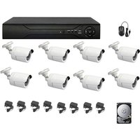 Housecurity - ip cloud video überwachungsset dvr 8 kanäle 8 kameras 5MP ahd + hd 320 gb von HOUSECURITY