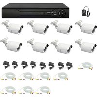 Housecurity - ip cloud video überwachungsset dvr 8 kanäle 8 kameras 5MP ahd + kabel von HOUSECURITY