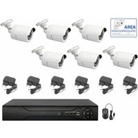 Housecurity - videoüberwachungsset ahd 6 kameras infrarot 5 mpx ip dvr 8 kanäle von HOUSECURITY