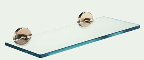 Housler® Badezimmerzubehör aus gebürstetem Messing (Gold) (R.BB.GLASS REGAL) von HOUSLER
